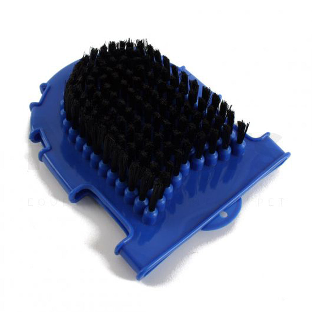 PVC Grooming glove with bristles