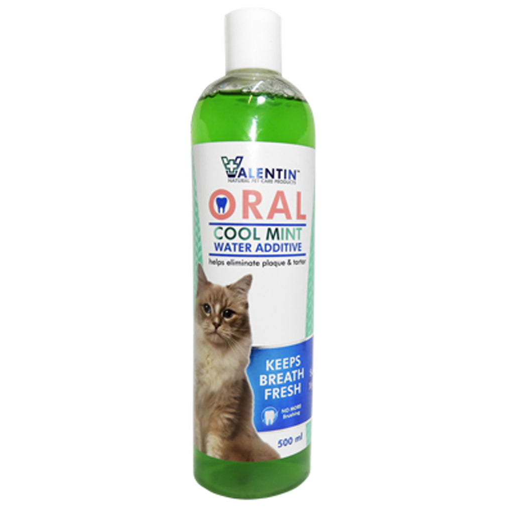 Oral Cool Mint Water Additive for Cats 500ml